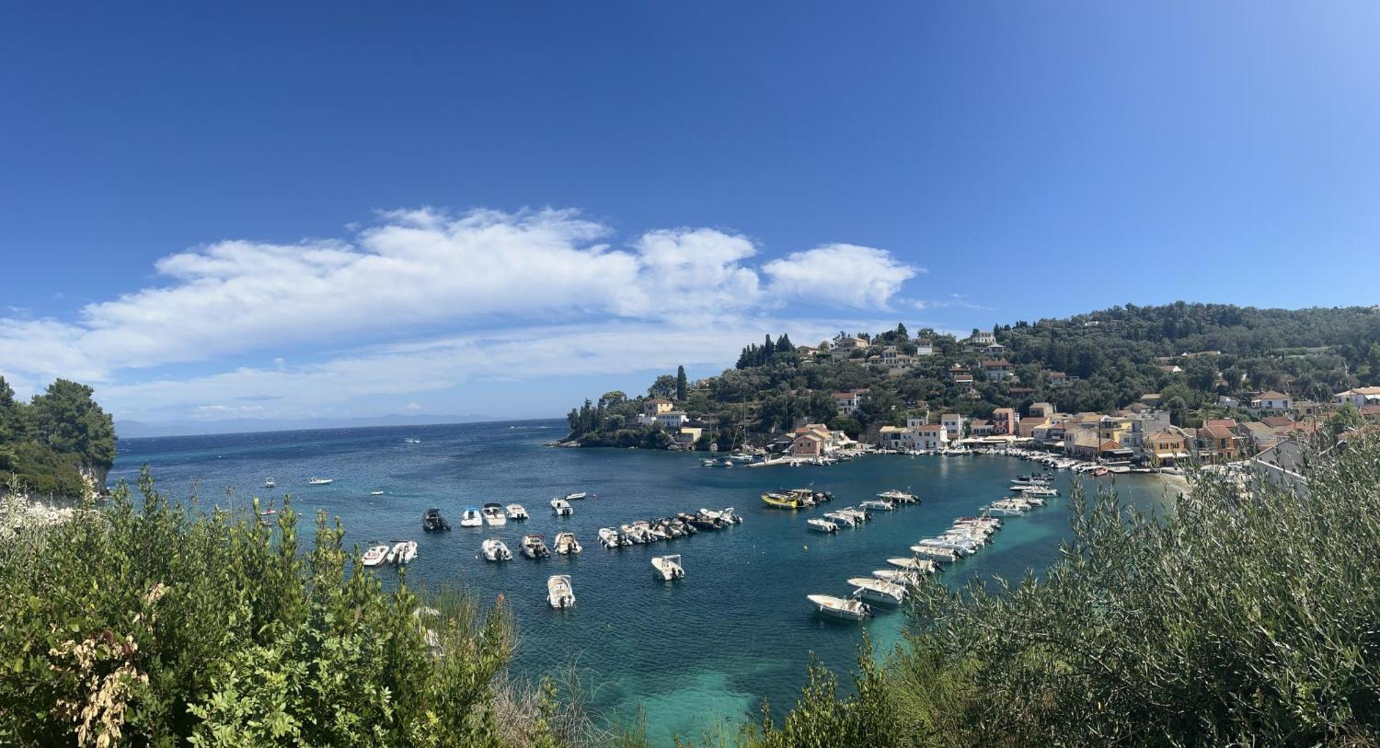 Aronis Spyros Panoramic Seaview Apartments Longós 외부 사진